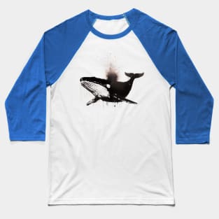 Inkback Whale Baseball T-Shirt